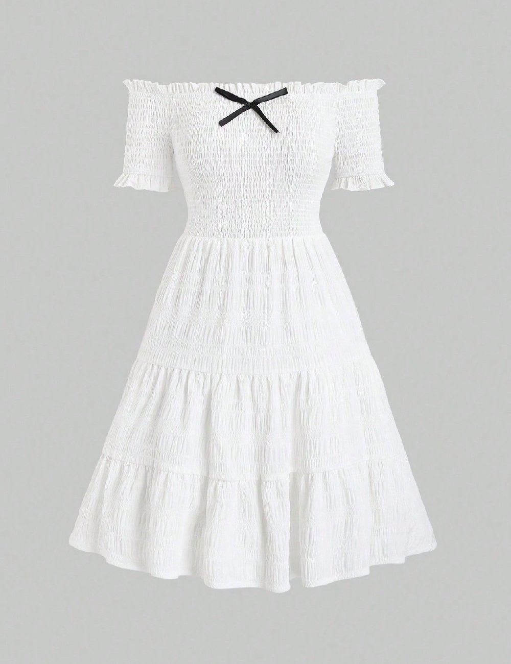 Rochie scurta SHEIN, alb