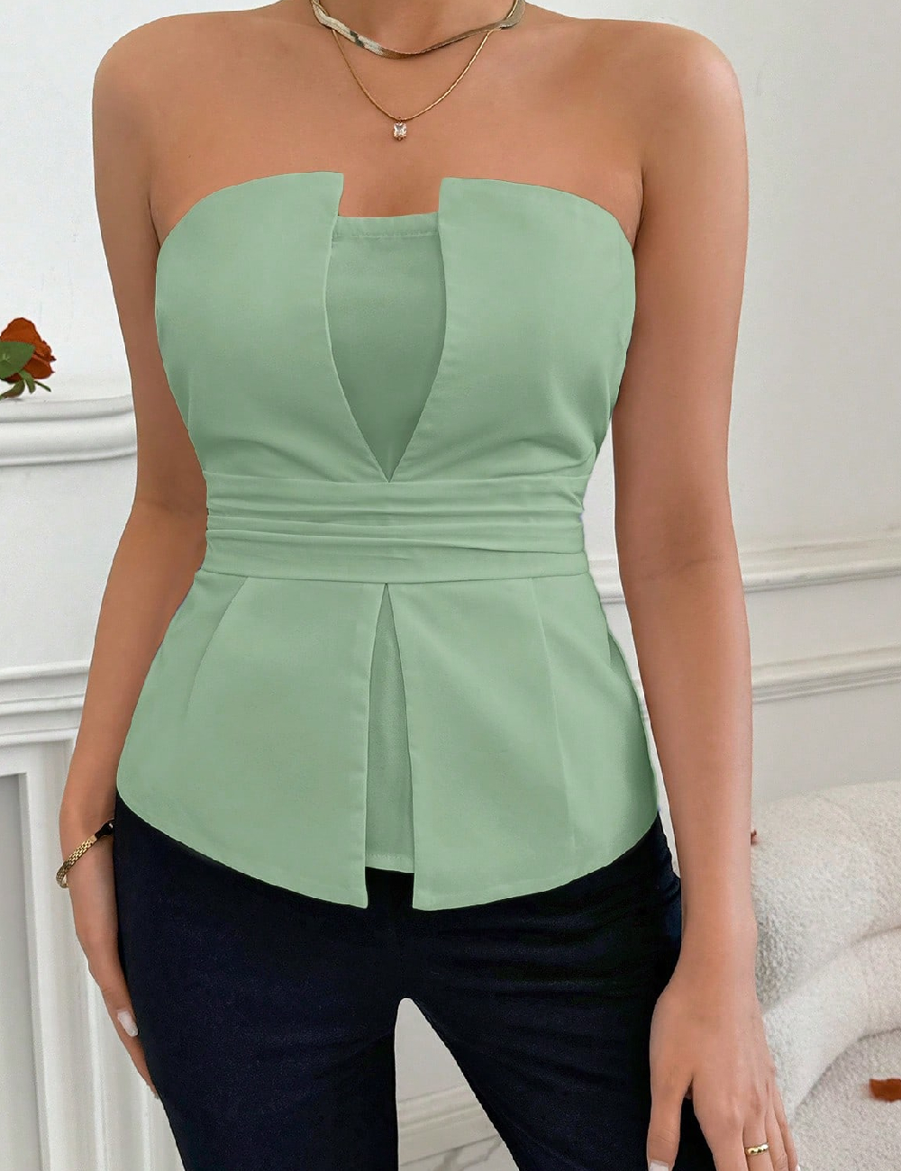 Bluza SHEIN, verde