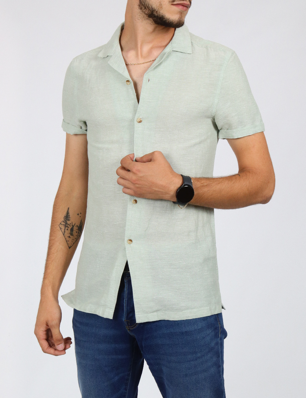 Camasa Oversize ASOS, verde