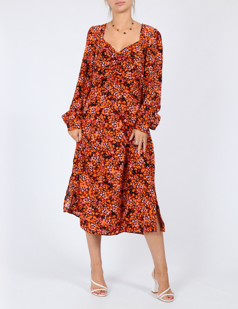 Rochie medie Vero Moda, mix culori