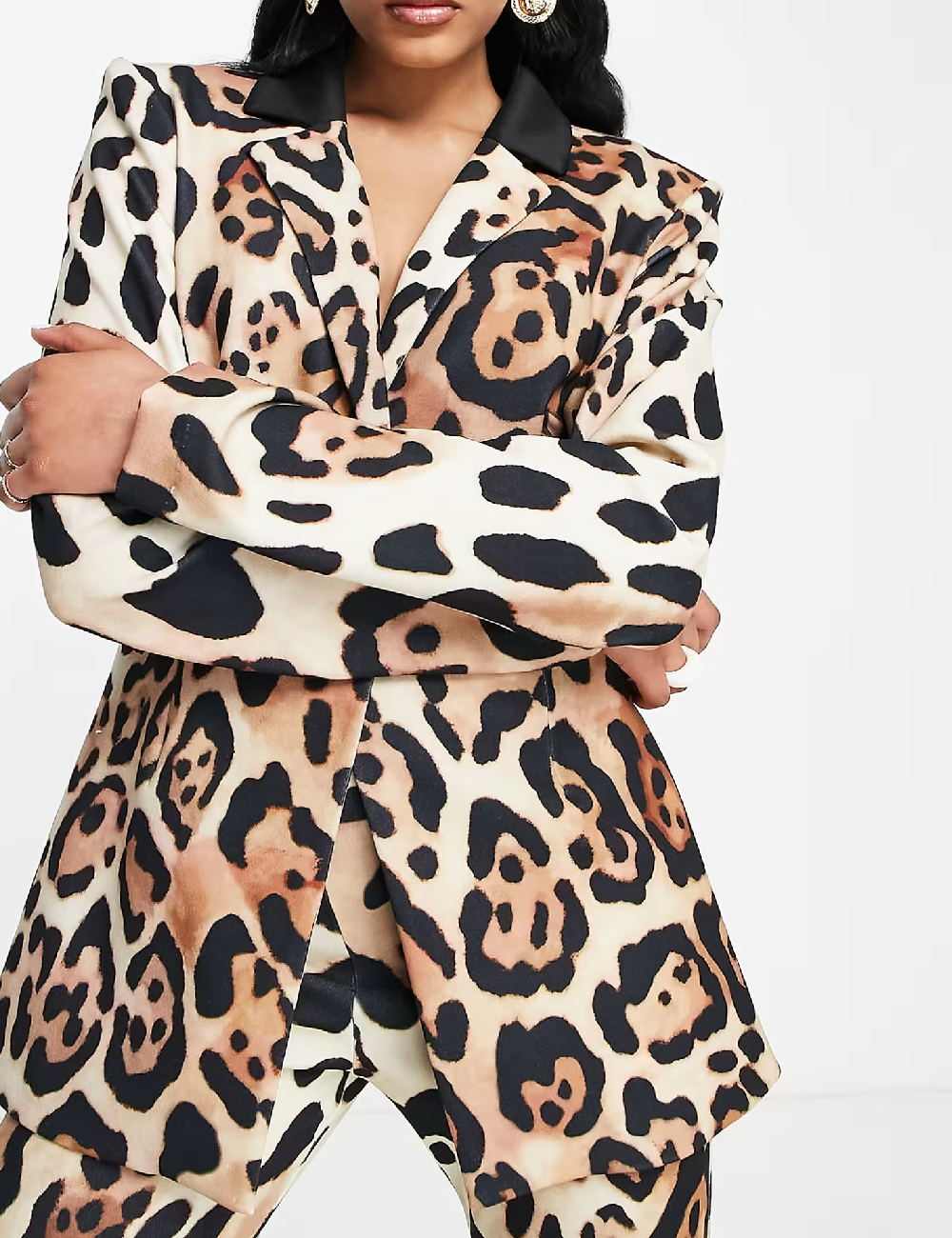 Sacou ASOS, animal print