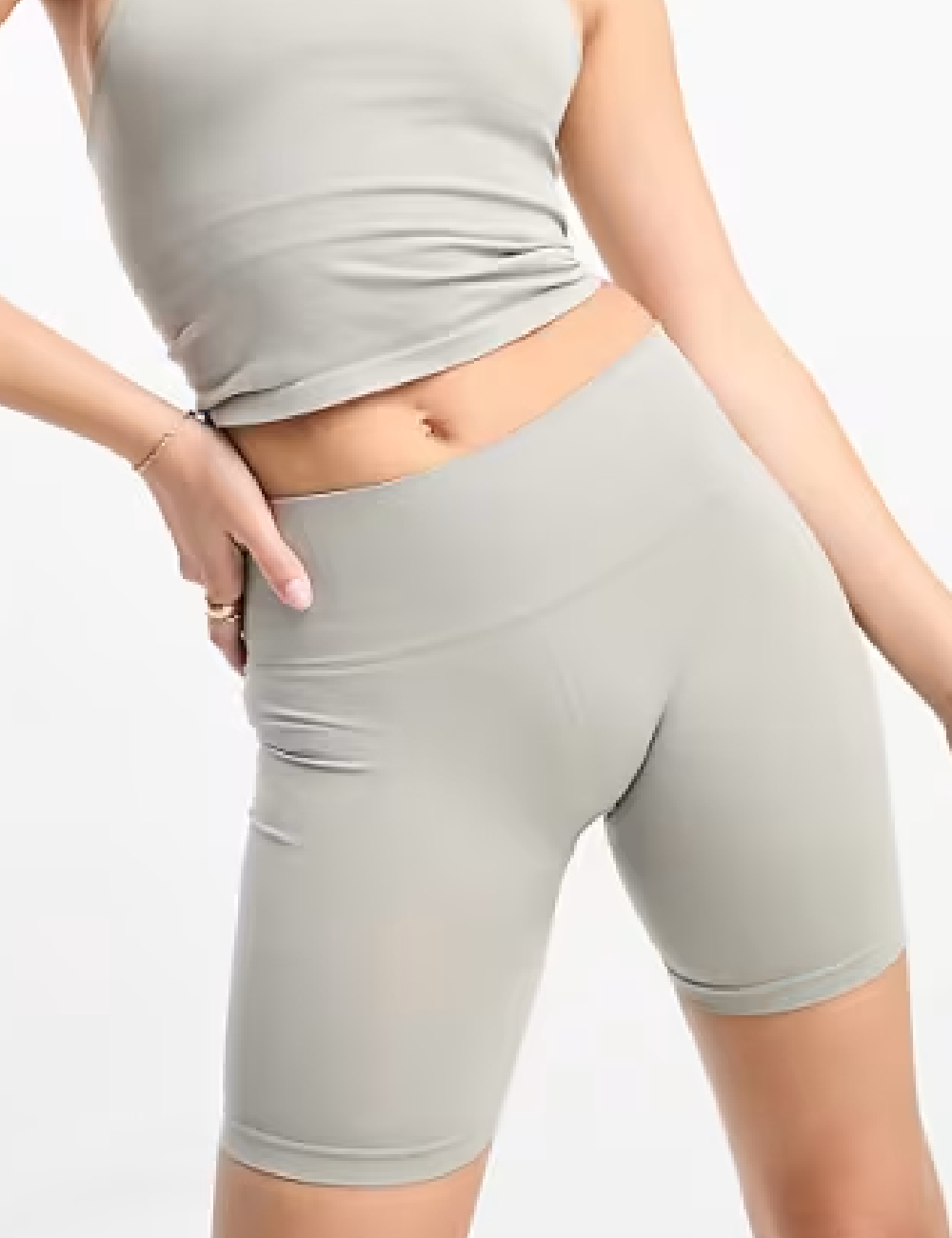 Pantaloni scurti Pull&Bear, gri - 1 | YEO