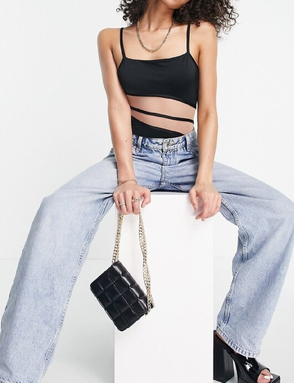 Body ASOS, negru - 1 | YEO