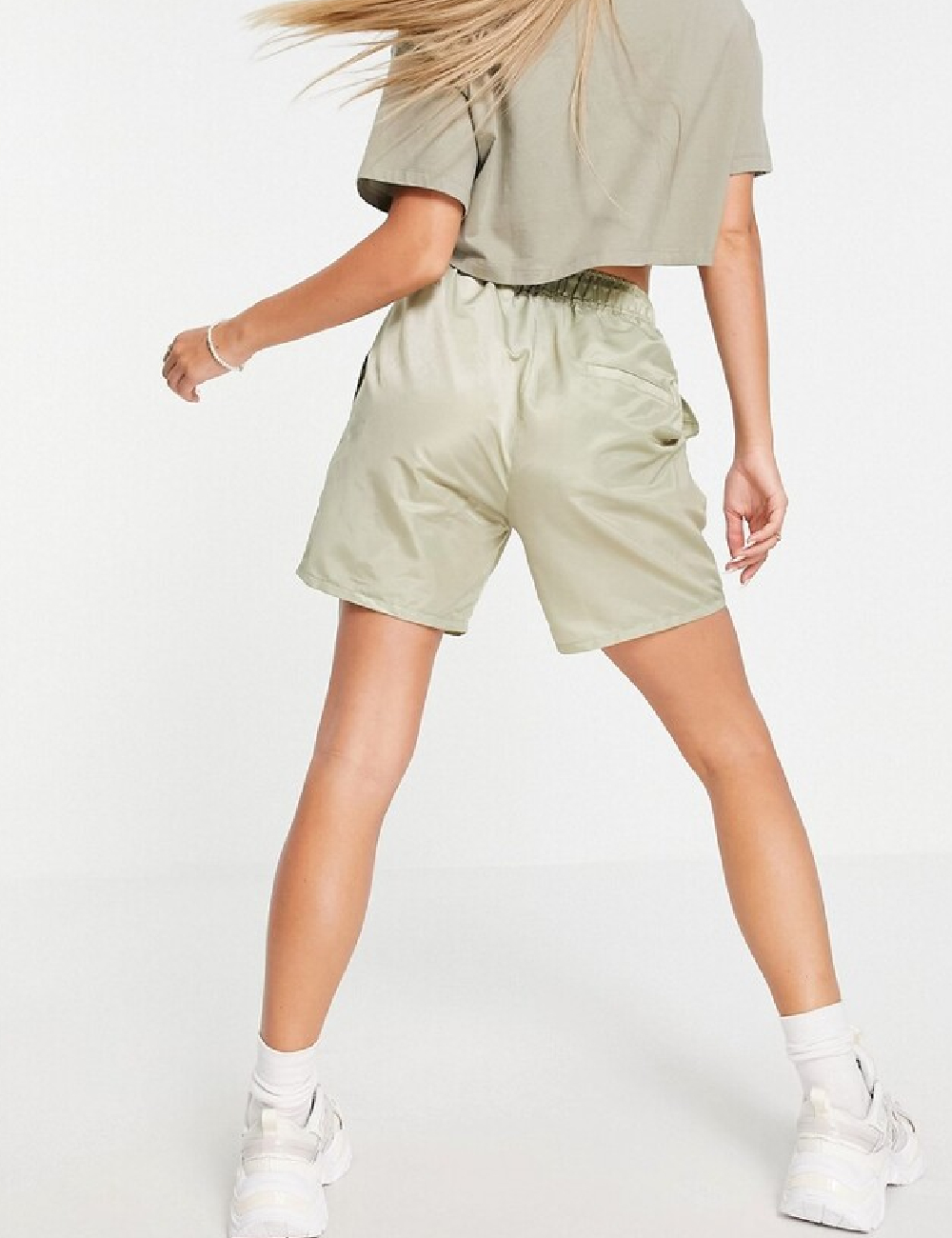 Pantaloni scurti COLLUSION, verde - 1 | YEO