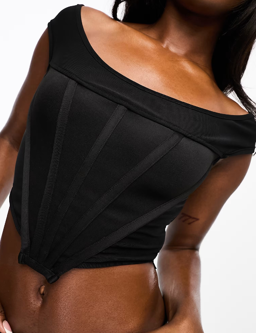 Top ASOS, negru