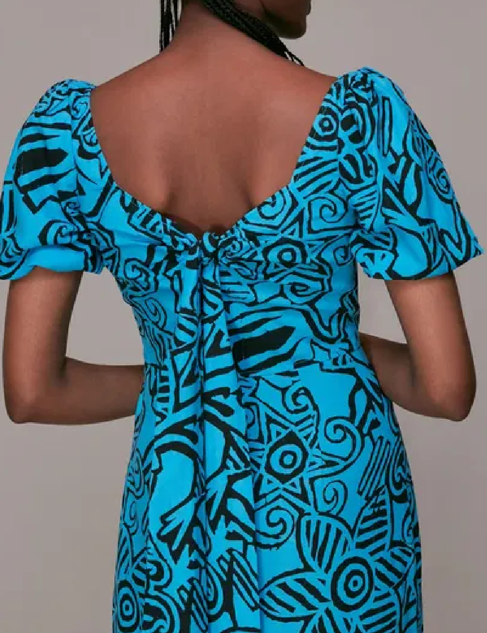 Rochie medie Whistles, albastru - 1 | YEO