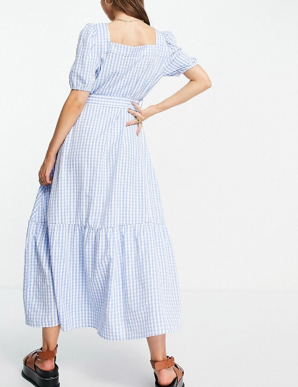 Rochie medie Vila, albastru - 1 | YEO