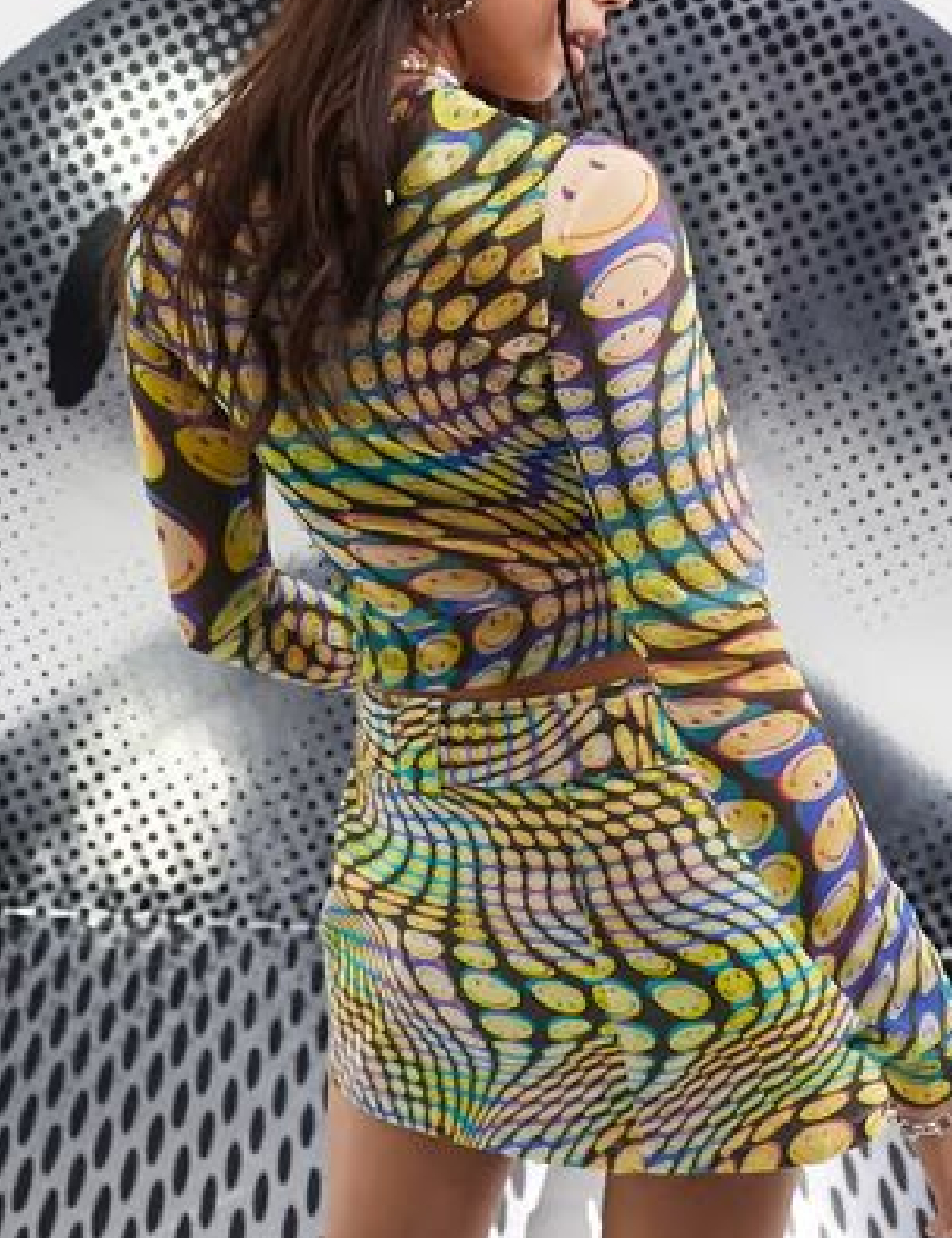 Fusta ASOS, mix culori - 1 | YEO