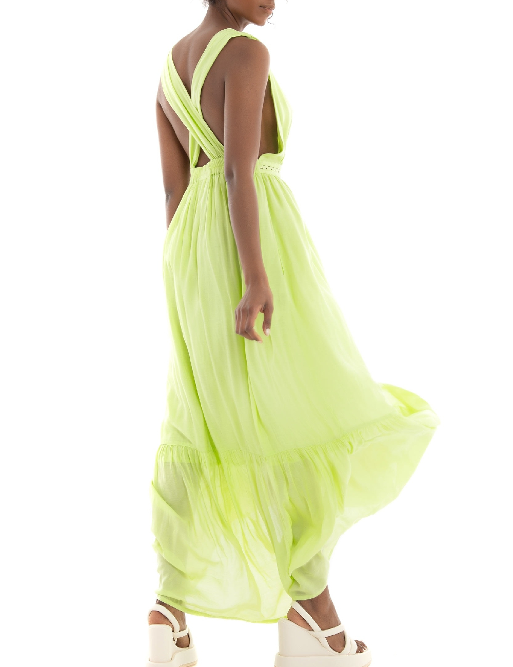 Rochie lunga Scotch&Soda, verde - 1 | YEO