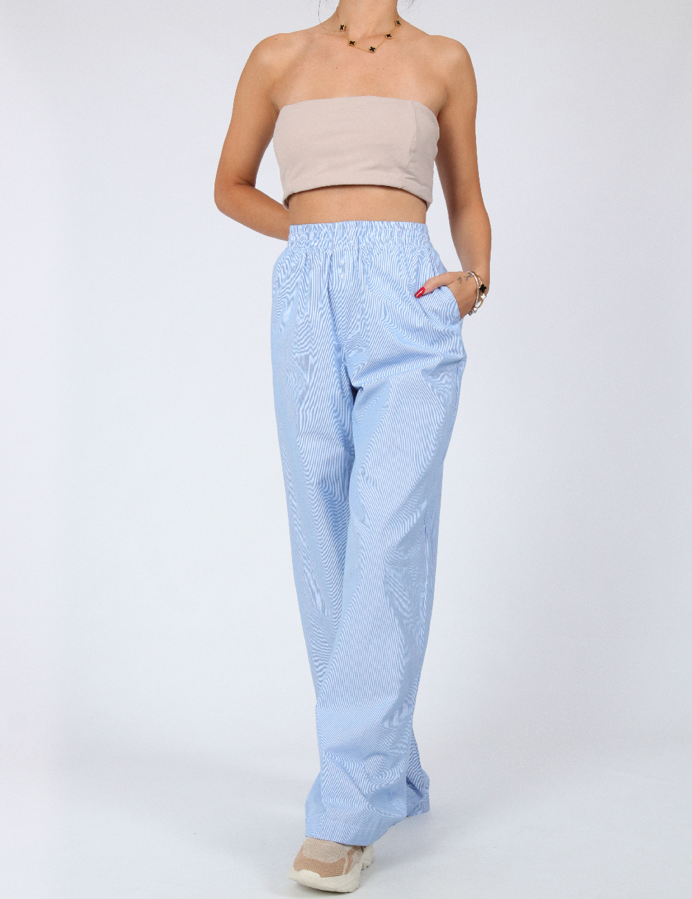 Pantaloni Cotton On, albastru