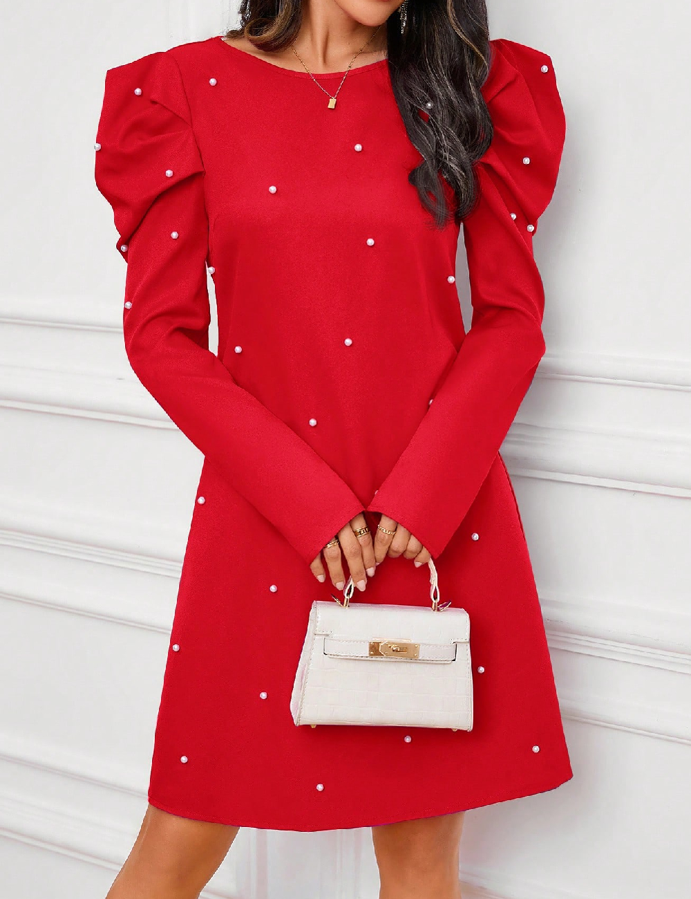 Rochie scurta SHEIN, rosu