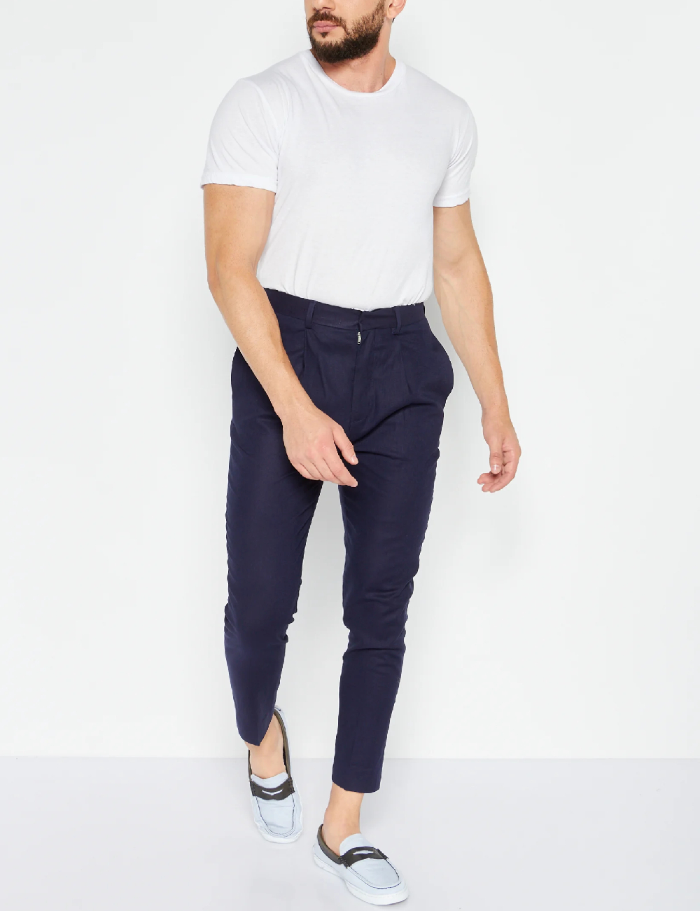 Pantaloni ASOS, bleumarin