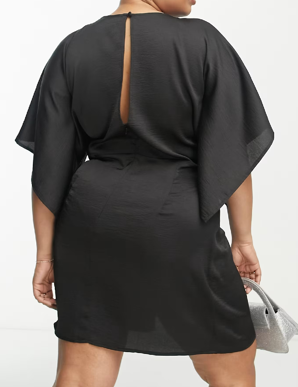 Rochie scurta ASOS Curve, negru - 1 | YEO