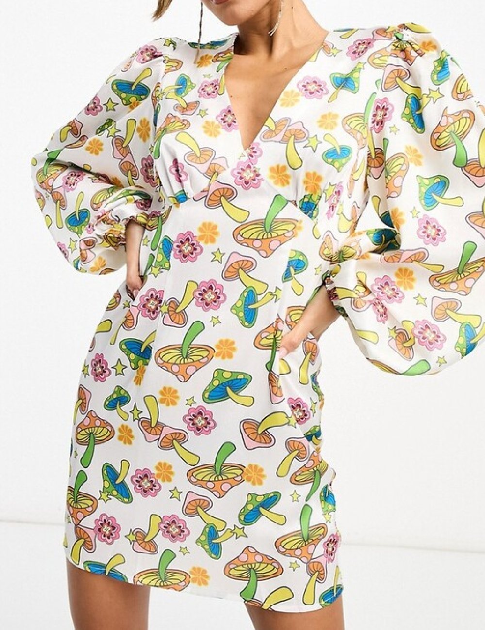 Rochie scurta Never Fully Dressed, alb - 1 | YEO