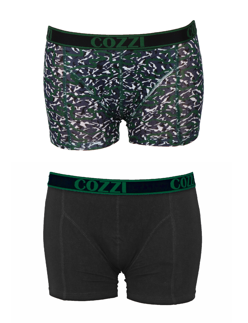 Set Boxeri 2 perechi Cozzi, negru