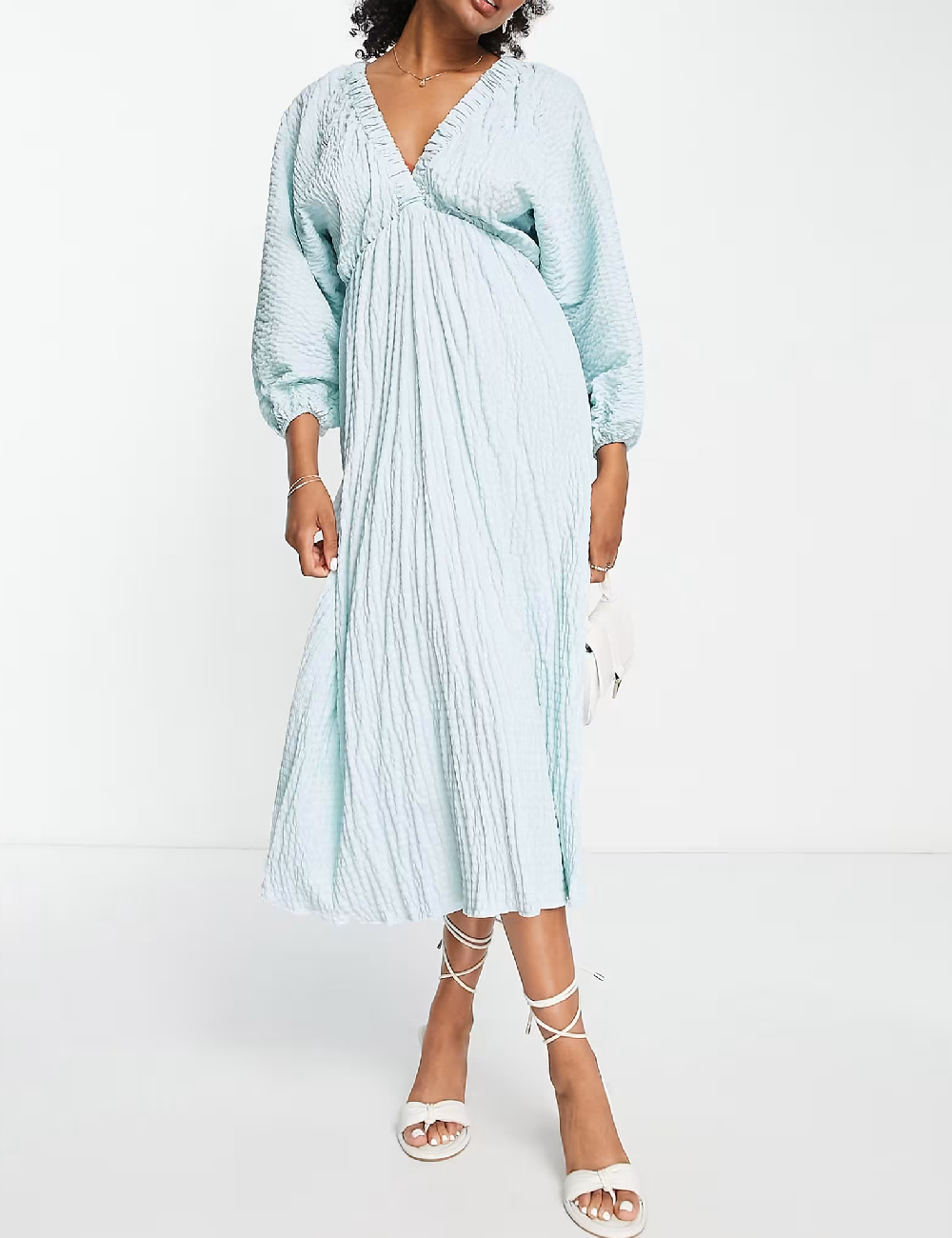 Rochie medie ASOS, bleu - 1 | YEO