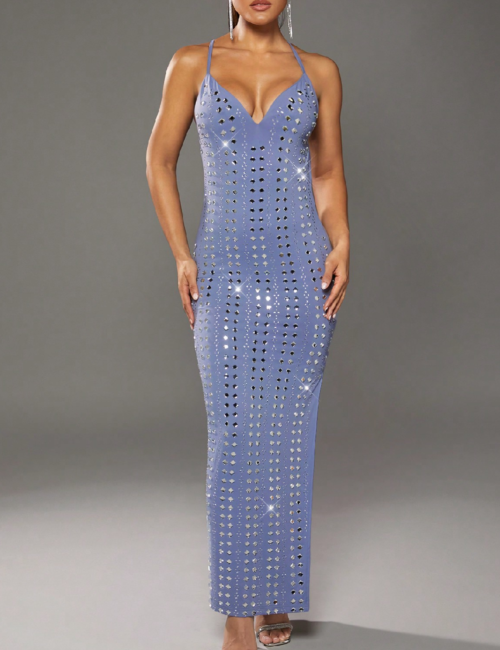 Rochie lunga SHEIN, albastru