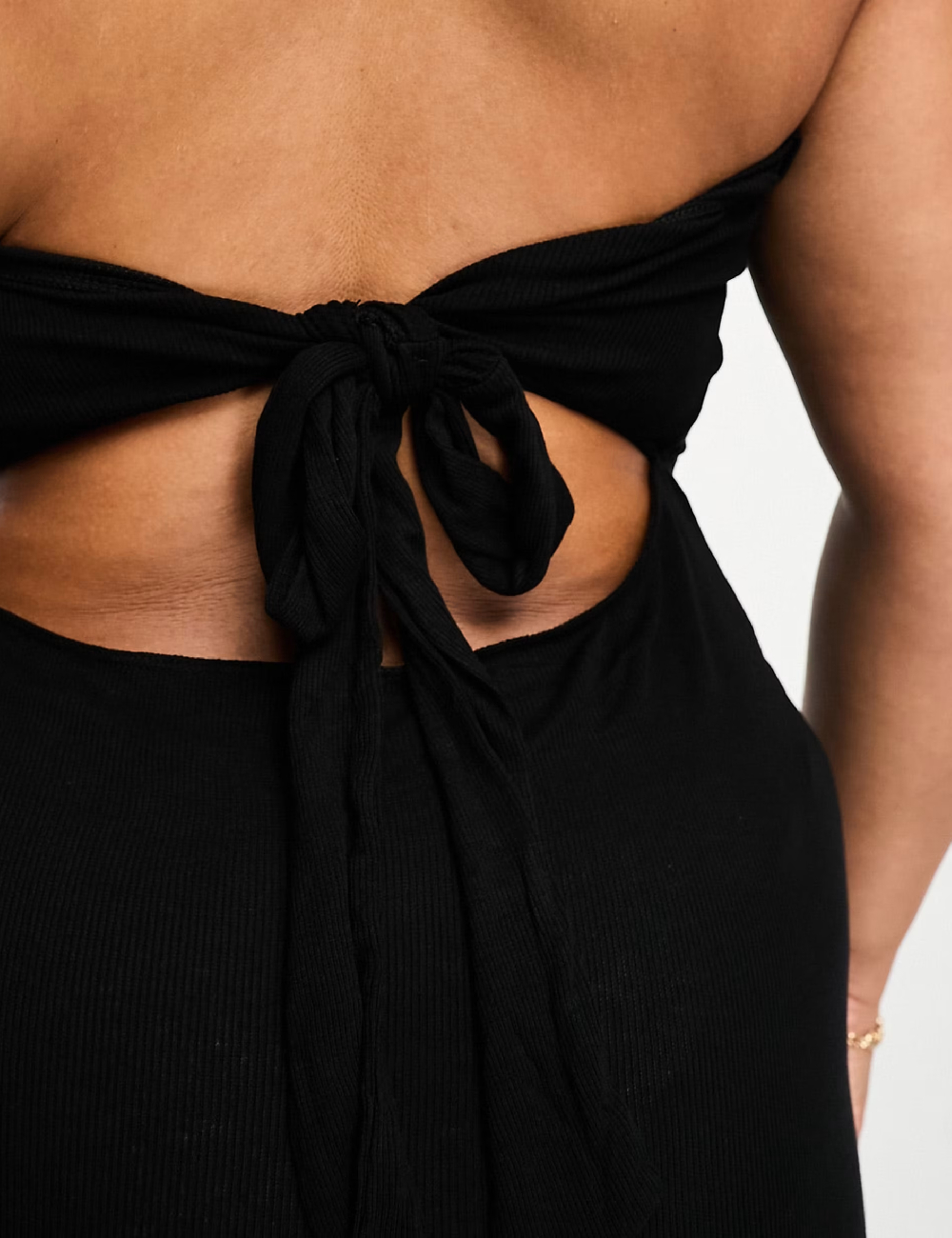 Rochie de plaja ASOS Curve, negru - 1 | YEO