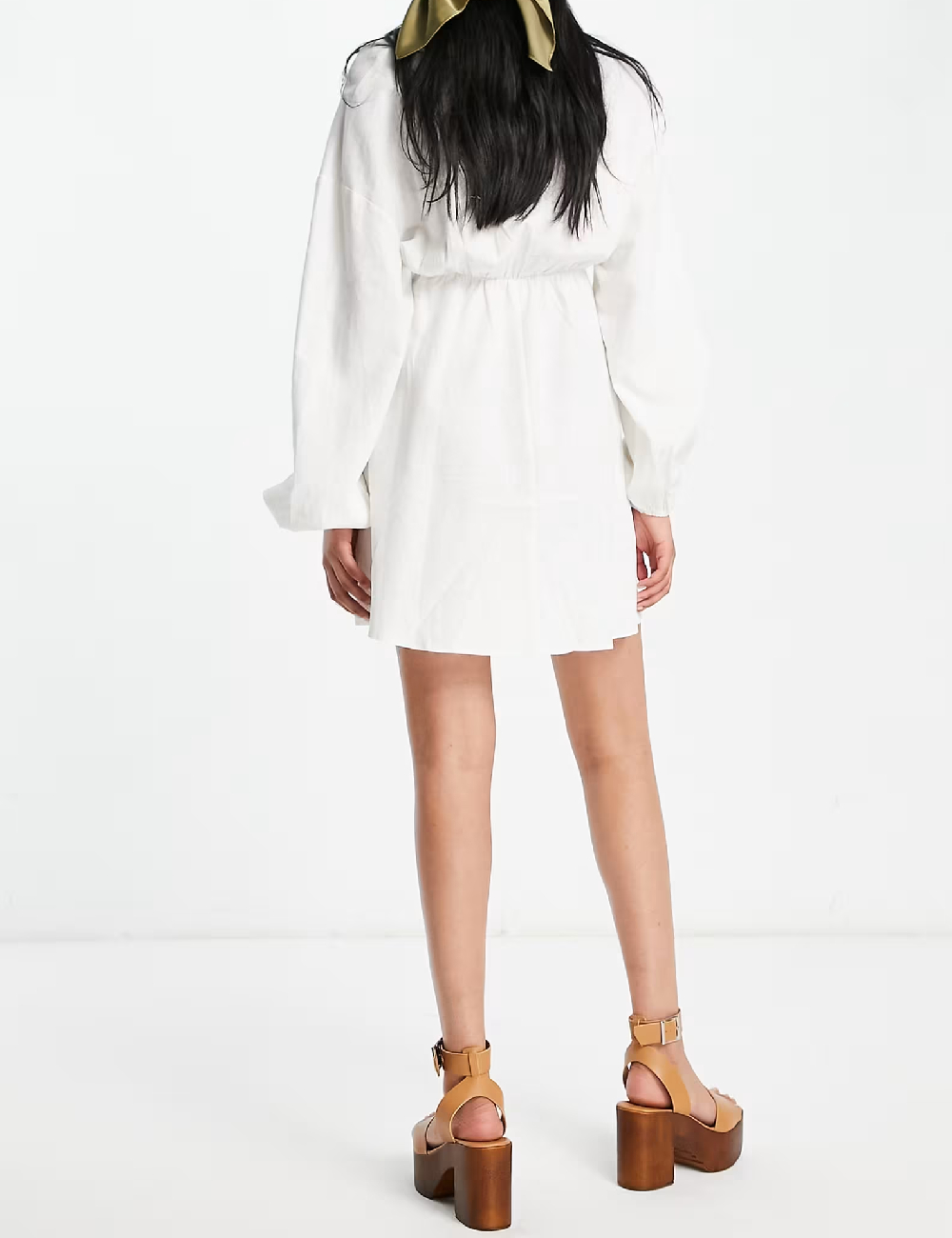 Rochie scurta ASOS, ecru - 1 | YEO