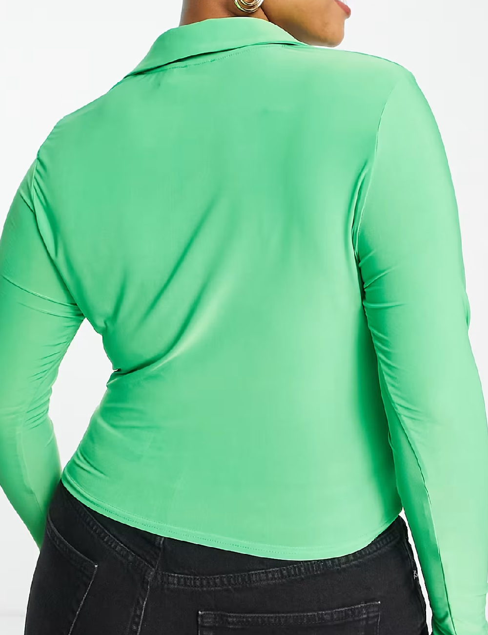 Camasa ASOS Curve, verde - 1 | YEO