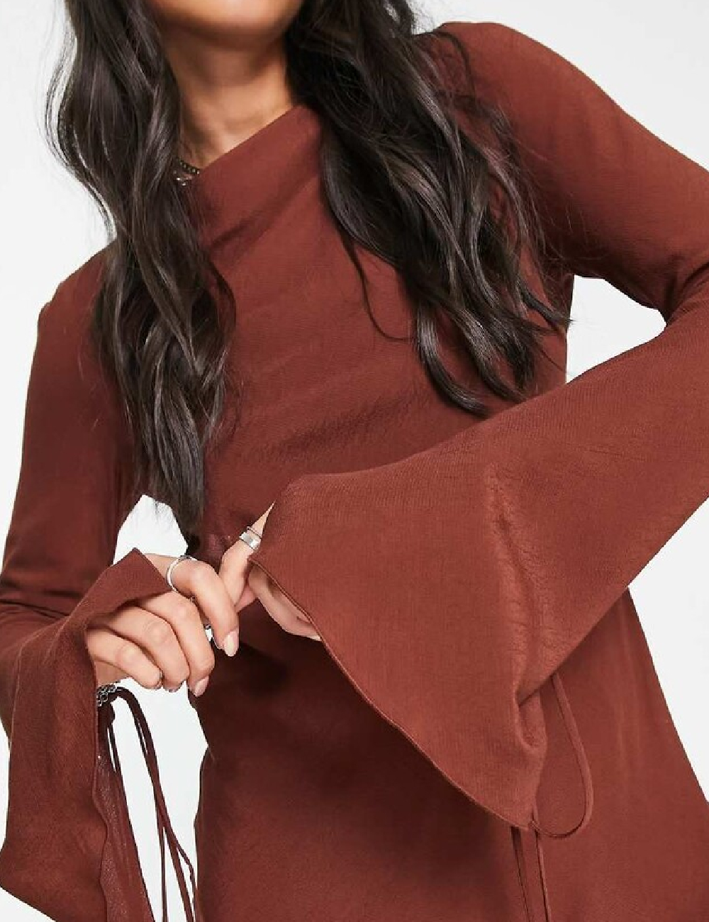 Rochie scurta Weekday, maro - 1 | YEO
