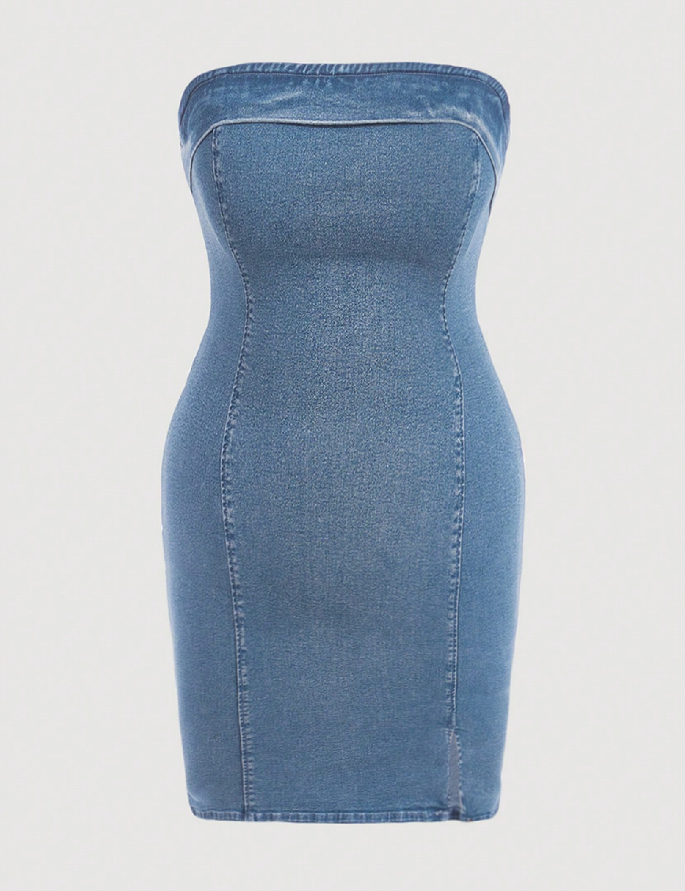 Rochie scurta SHEIN CURVE, albastru