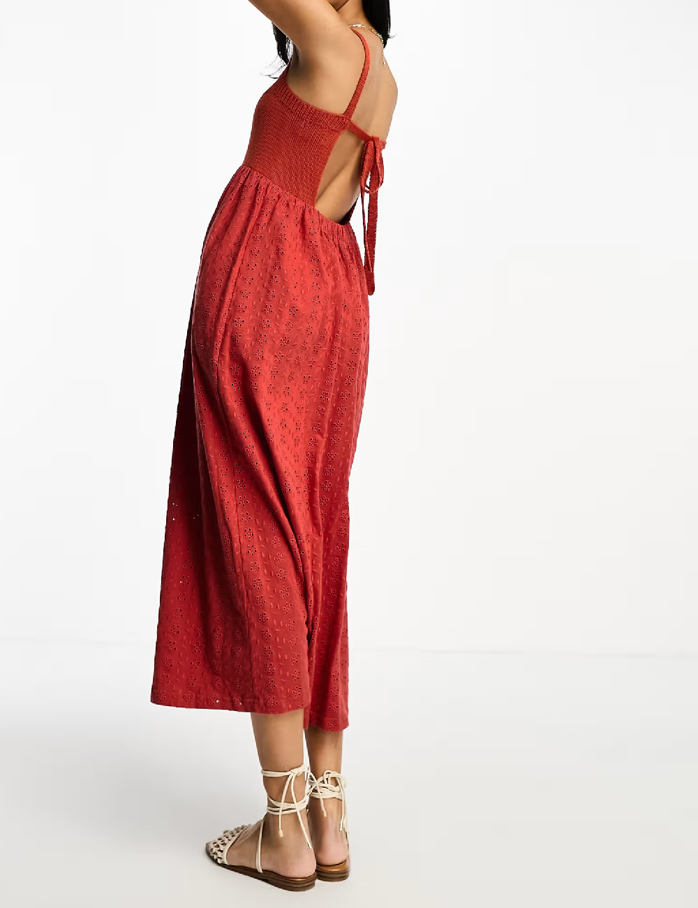 Rochie medie ASOS, caramiziu - 1 | YEO