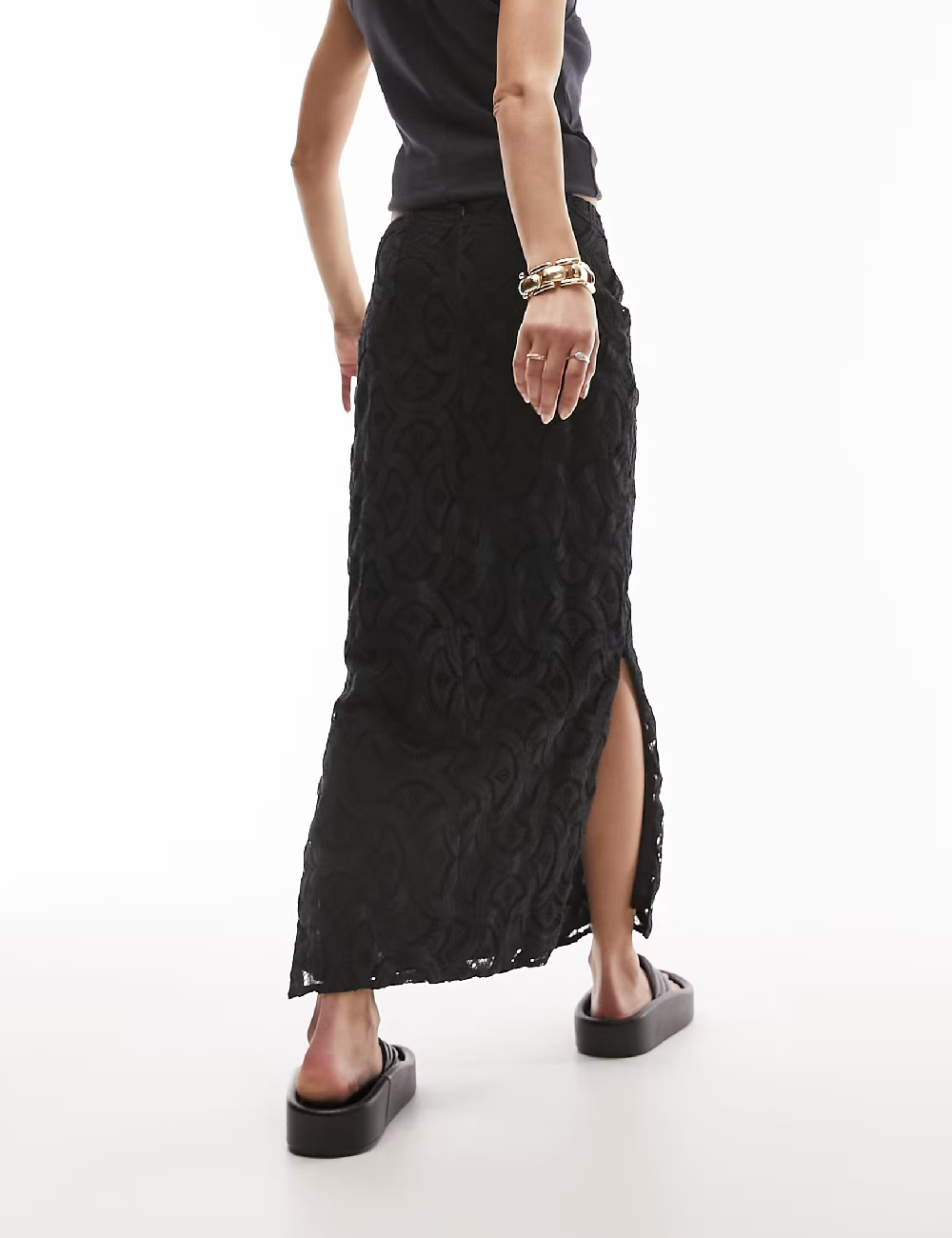 Fusta Top Shop, negru - 1 | YEO