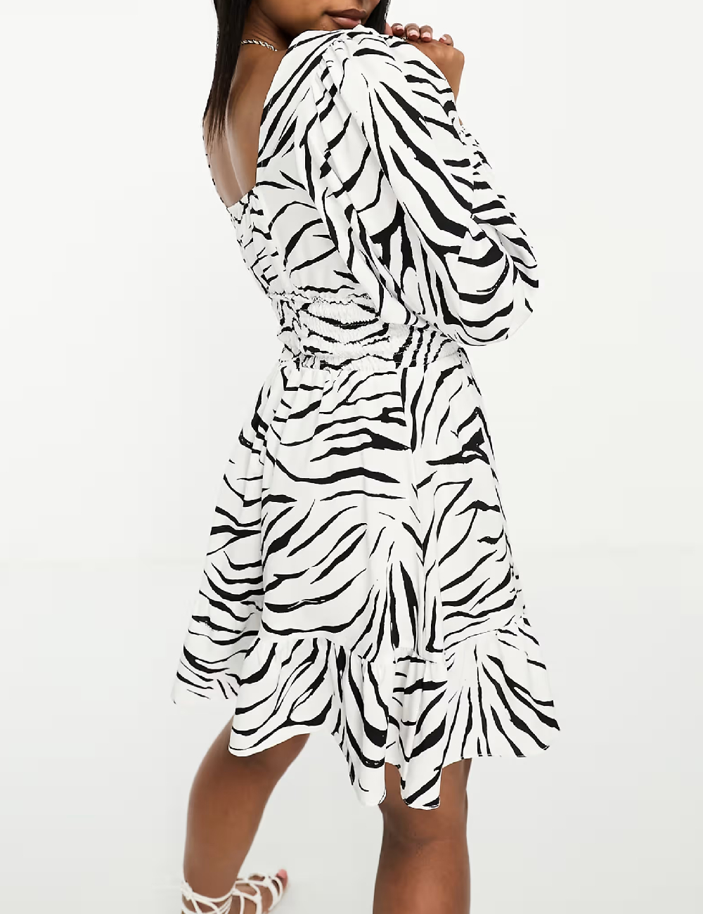 Rochie scurta I SAW IT FIRST, alb - 1 | YEO