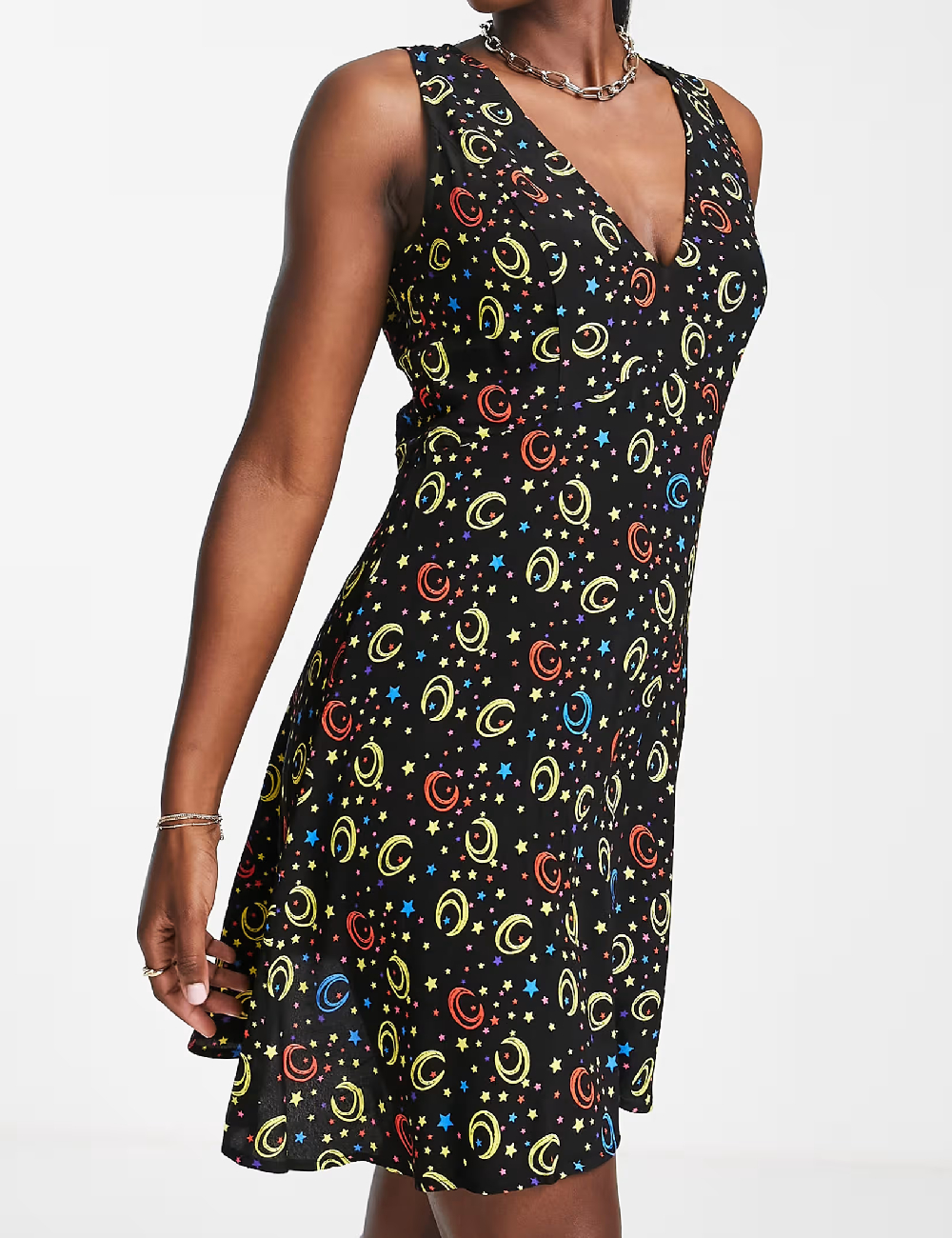Rochie scurta Y.A.S, negru - 1 | YEO