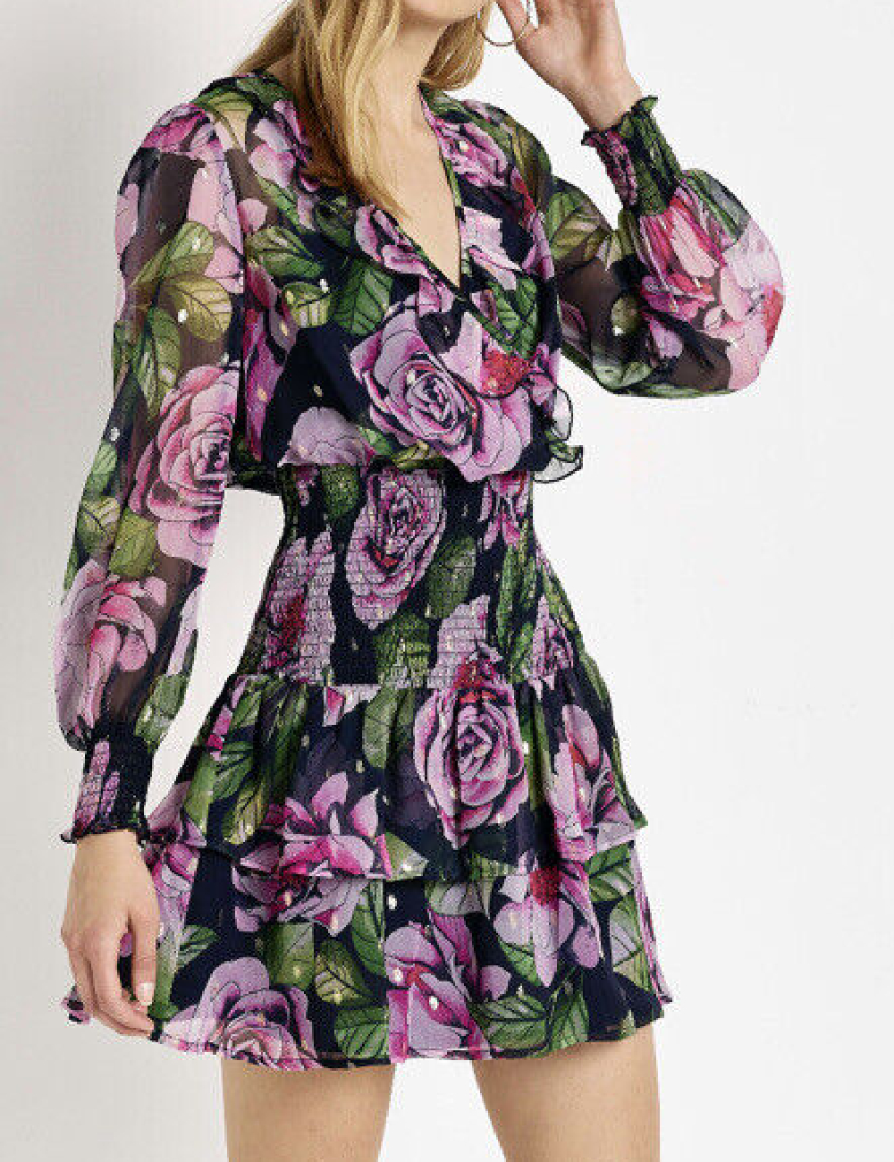Rochie scurta River Island, floral print