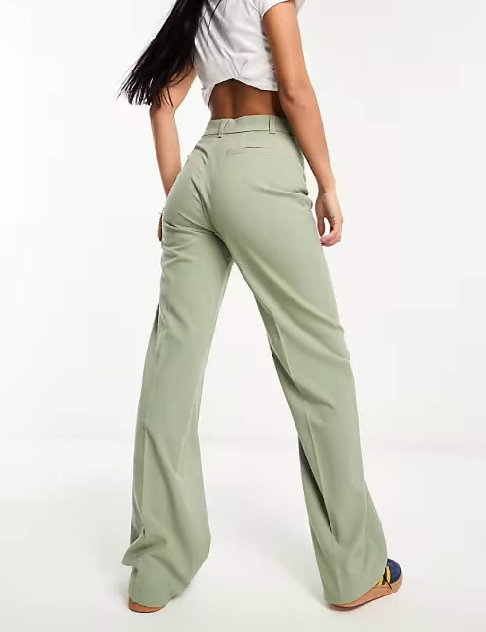 Pantaloni Pull&Bear, verde - 1 | YEO