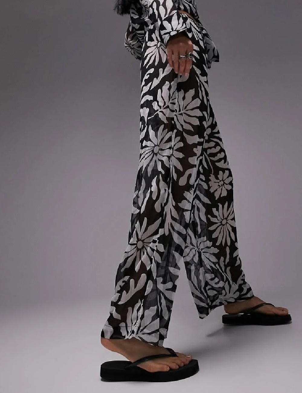 Pantaloni Top Shop, negru - 1 | YEO