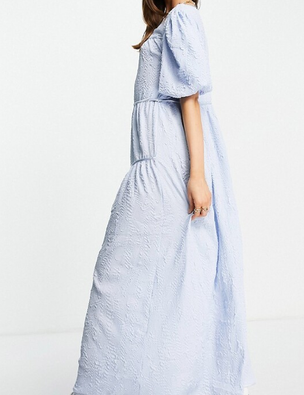 Rochie lunga Vila, albastru - 1 | YEO