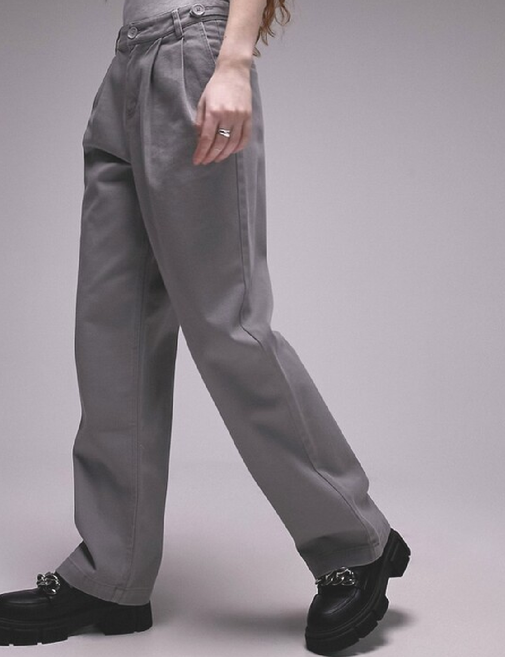 Blugi Top Shop, gri