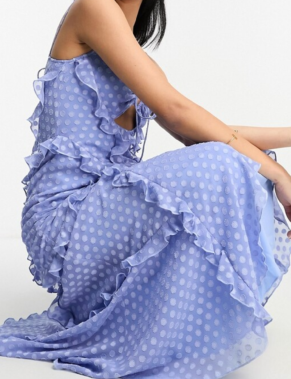 Rochie lunga ASOS, albastru - 1 | YEO
