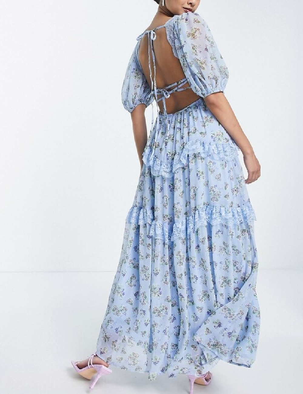 Rochie lunga Asos Maternity, albastru - 1 | YEO