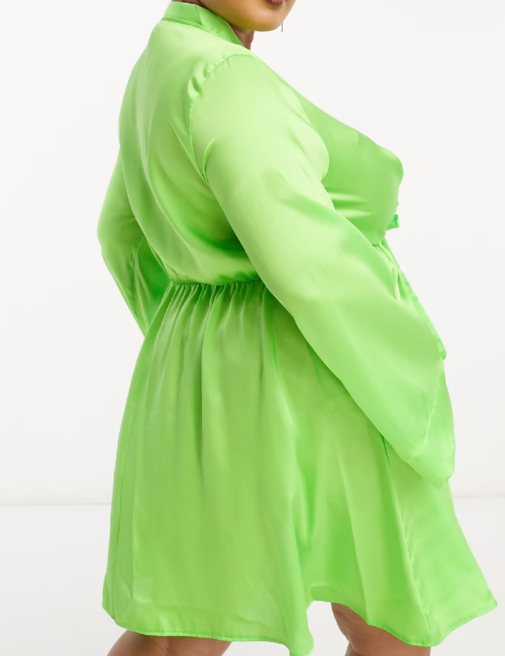 Rochie scurta River Island Plus Size, verde - 1 | YEO