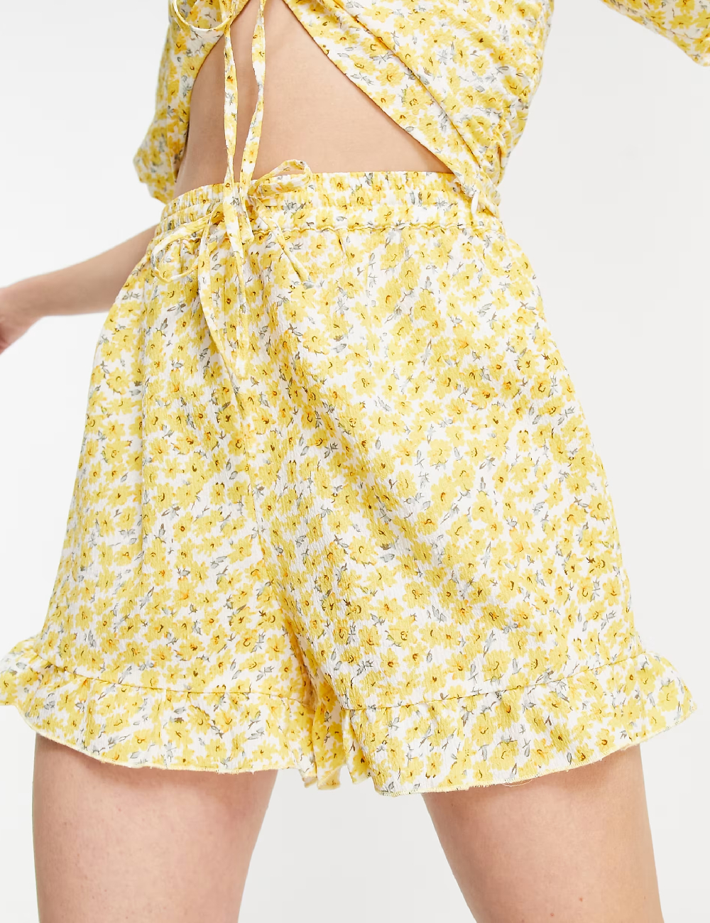 Pantaloni scurti Only, galben - 1 | YEO