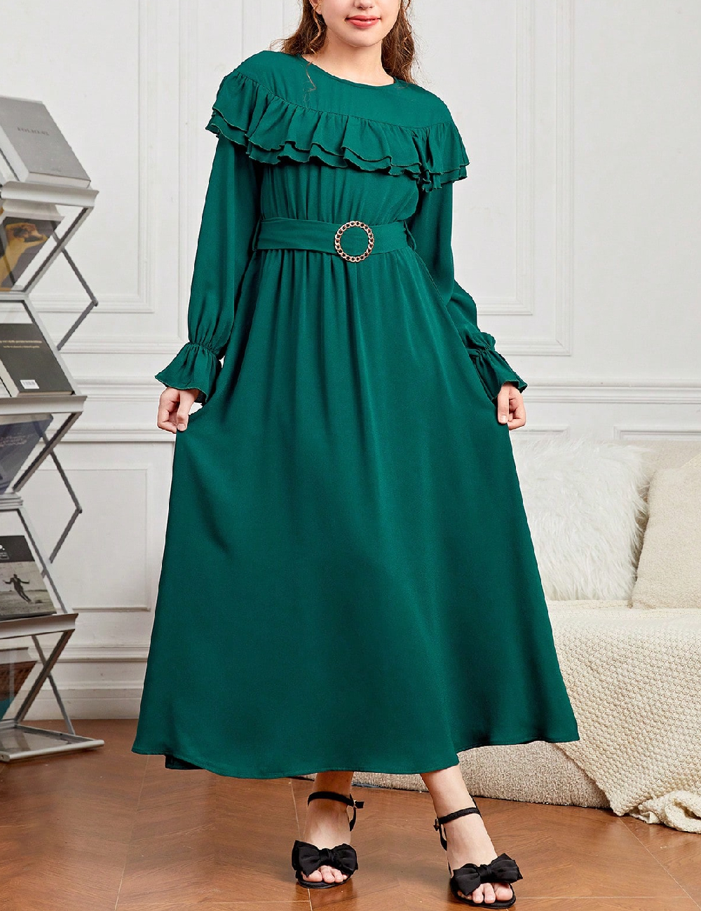 Rochie Shein Kids, verde