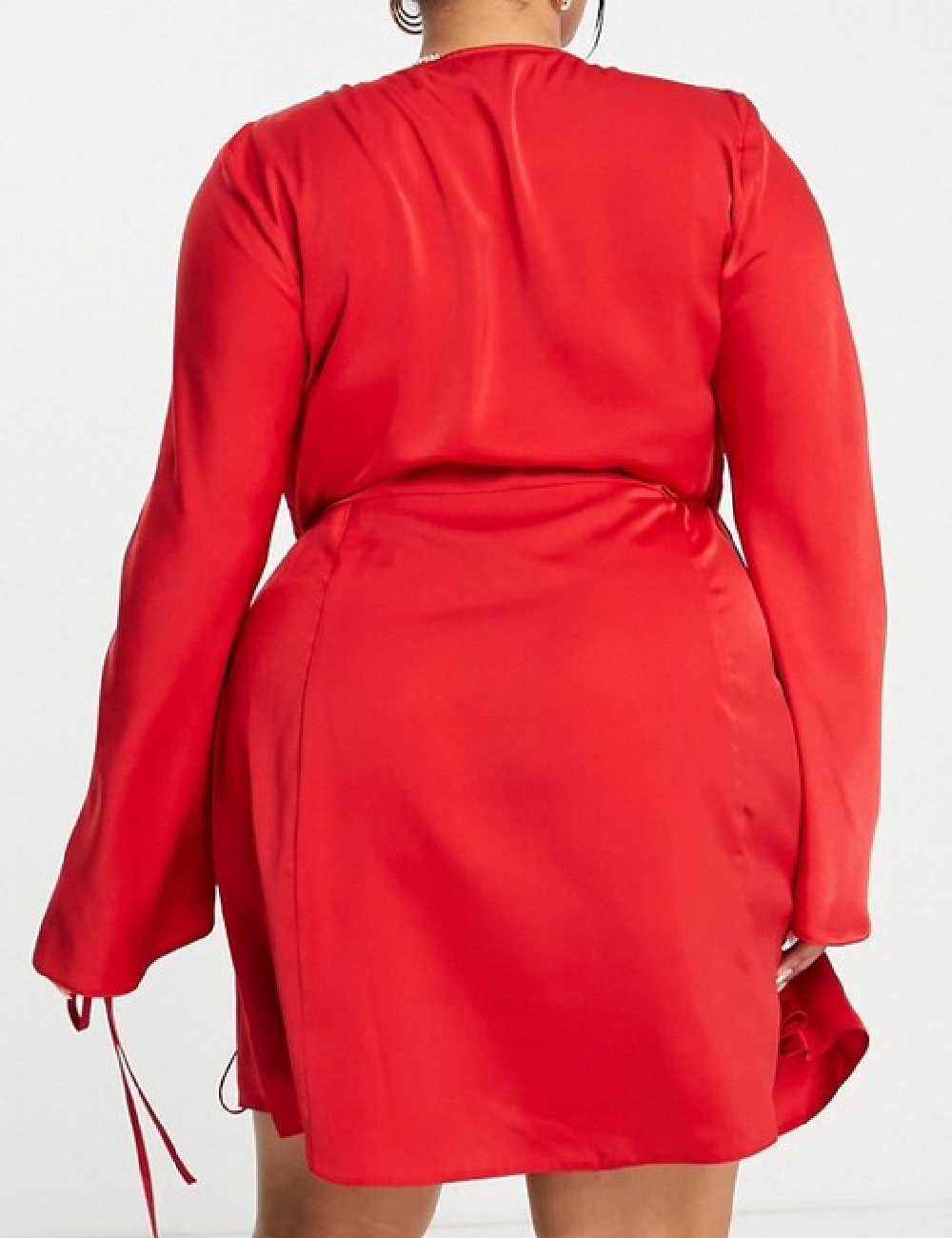 Rochie scurta ASOS Curve, rosu - 1 | YEO
