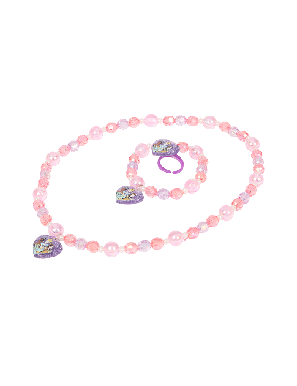 Set bijuterii 3 bucati Disney, mix culori