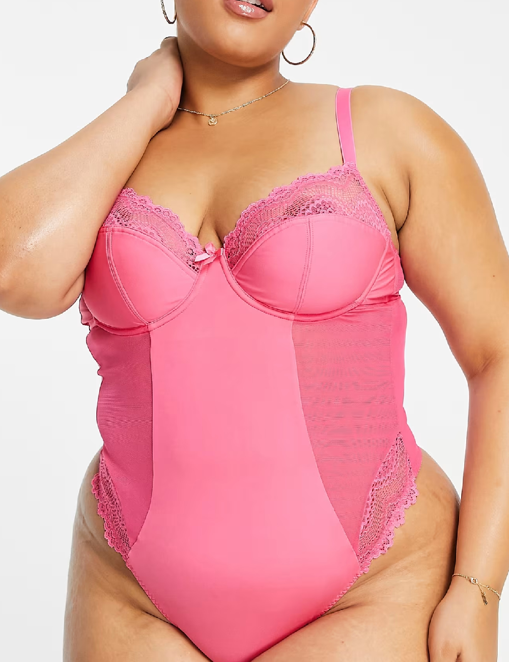 Body Ivory Rose Curve, roz - 1 | YEO