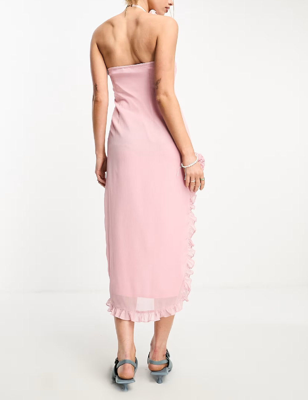 Rochie medie Motel, roz - 1 | YEO