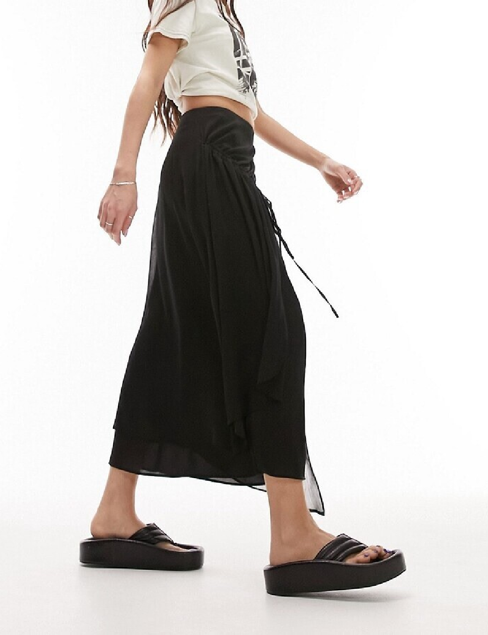 Fusta Top Shop, negru - 1 | YEO