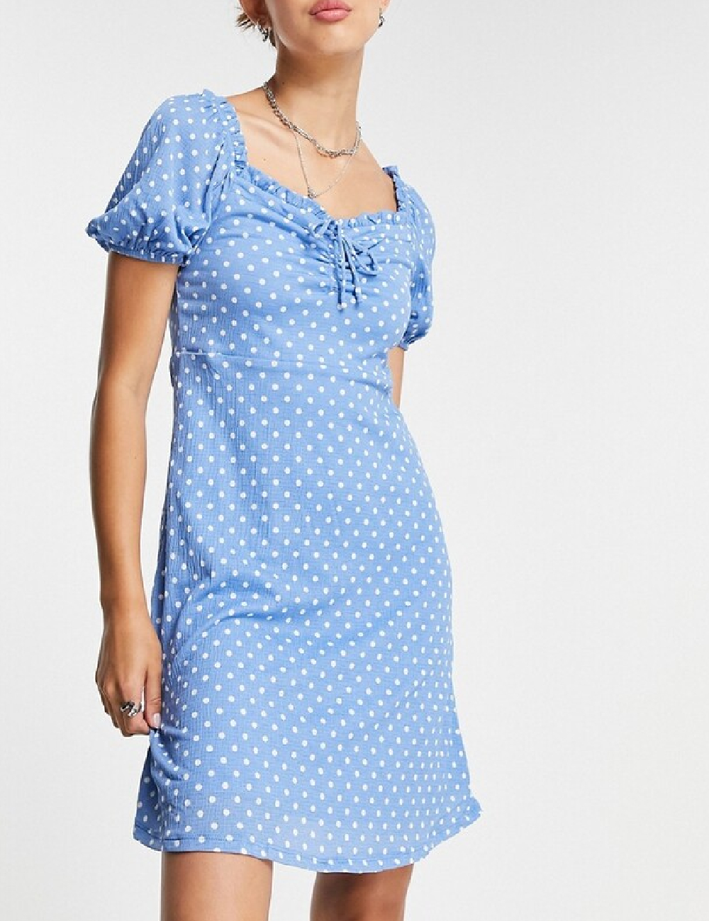 Rochie scurta Only, albastru