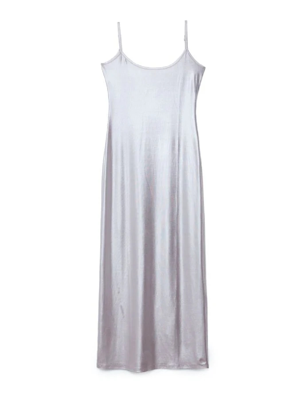Rochie medie Stradivarius, argintiu - 1 | YEO
