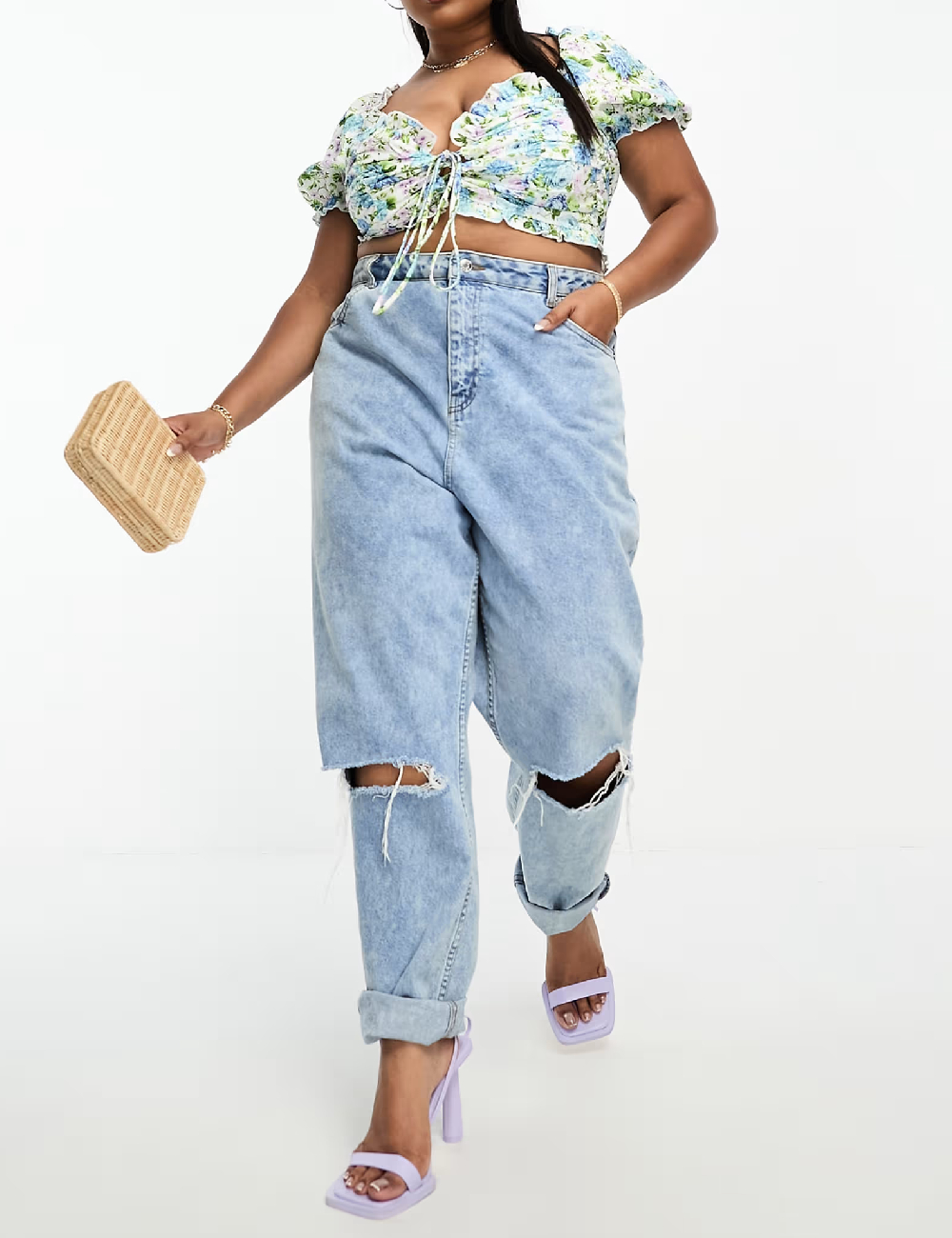 Top the frolic, floral print - 1 | YEO