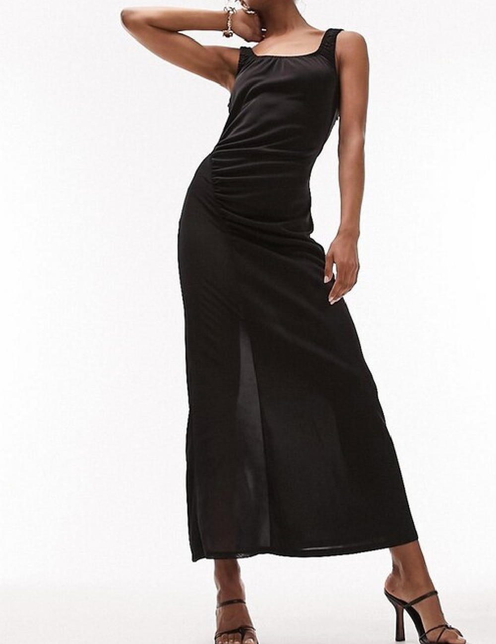 Rochie lunga Top Shop, negru - 1 | YEO