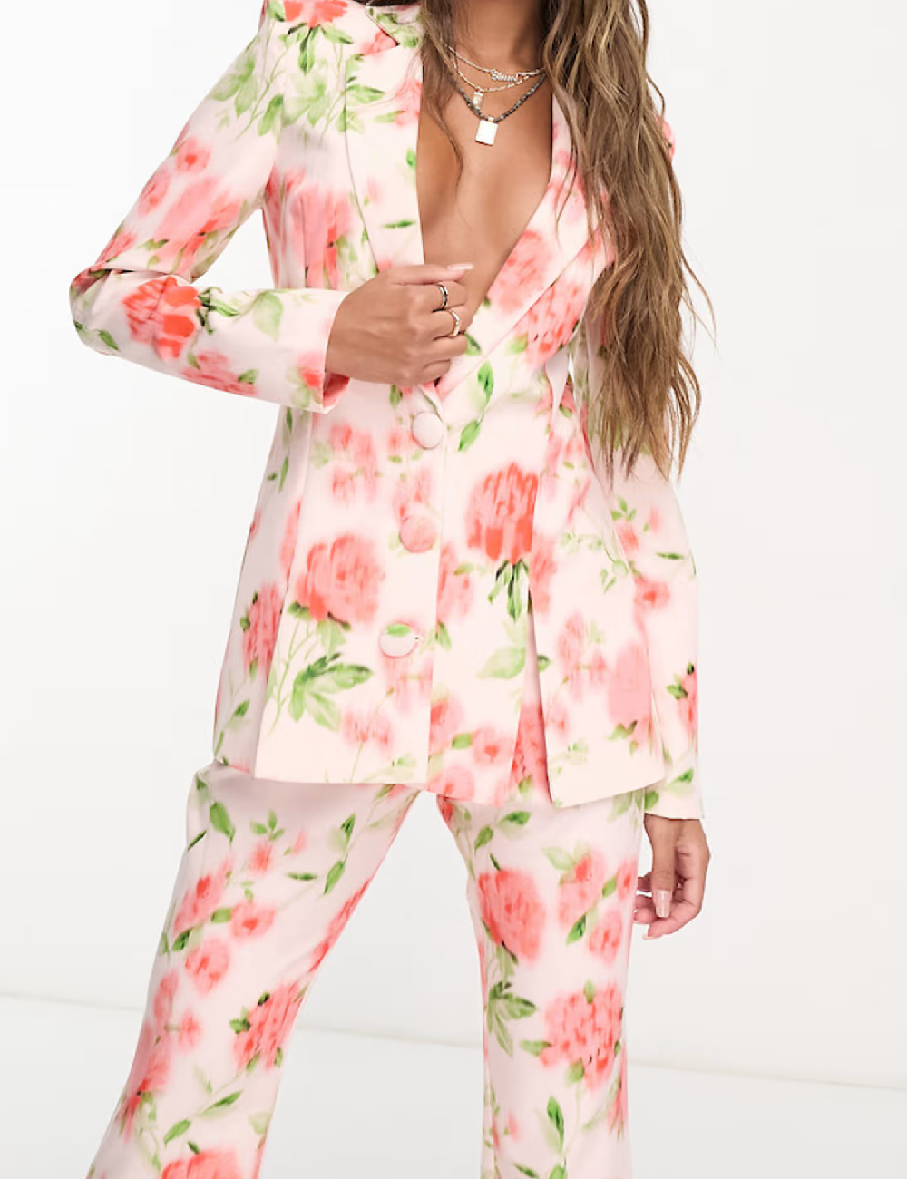 Pantaloni ASOS, floral print - 1 | YEO
